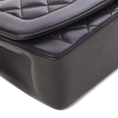 Chanel Lambskin Quilted Medium Single Flap Black 6 of 10