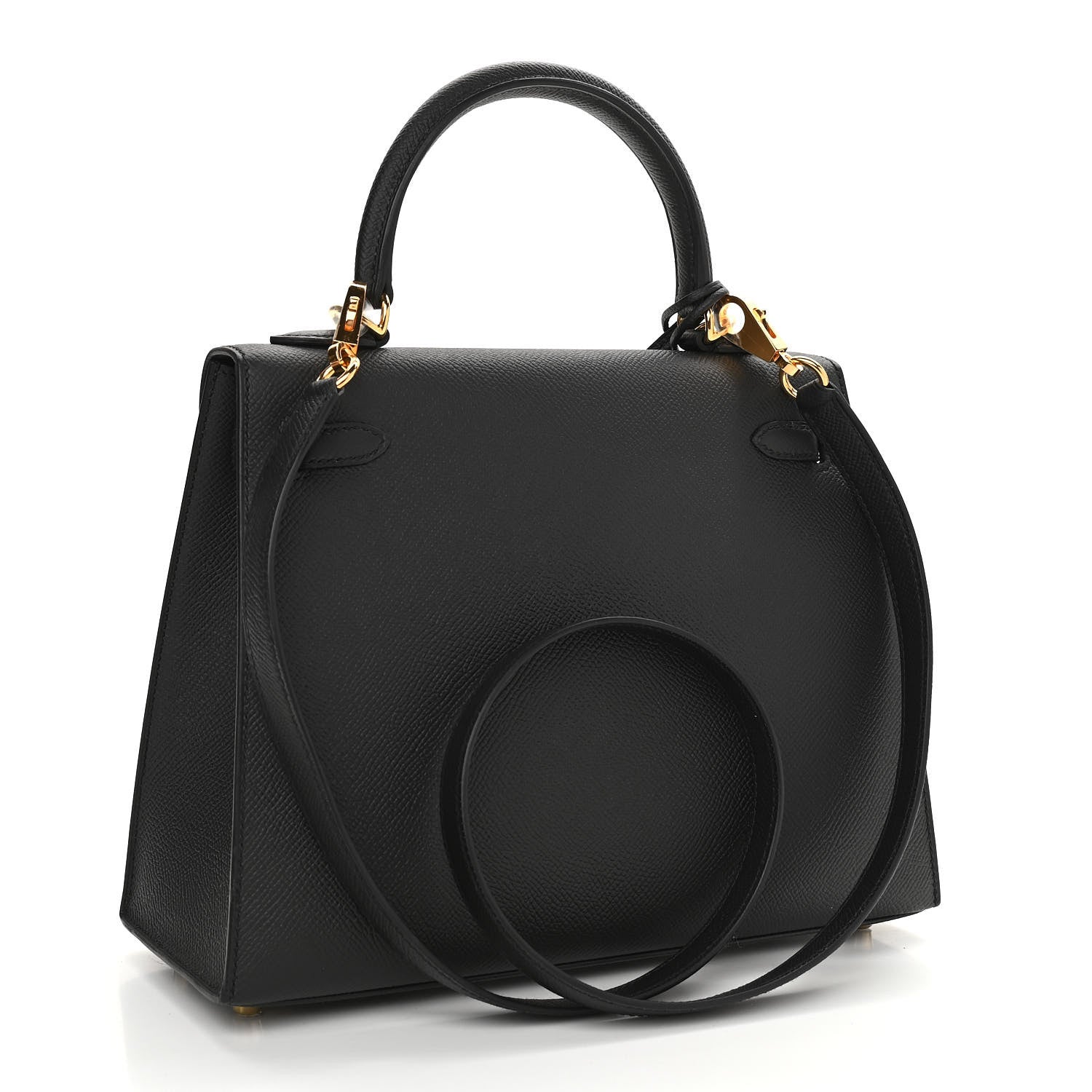 Hermes Epsom Kelly Sellier 25 Black 3 of 11