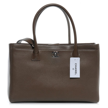 Chanel Deerskin Cerf Executive Shopper Tote Brown 1 of 8