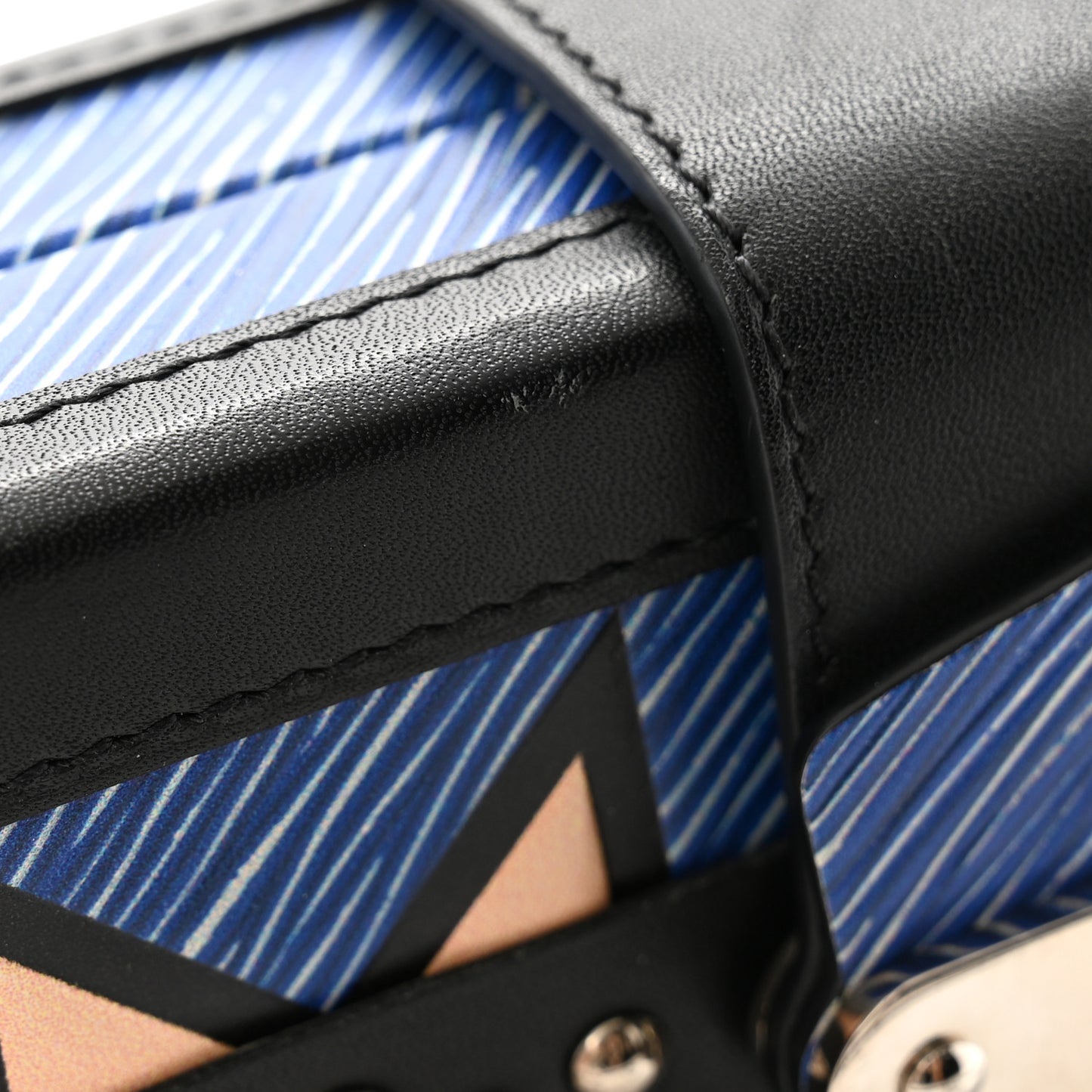 Epi Azteque Petite Malle Denim Light
