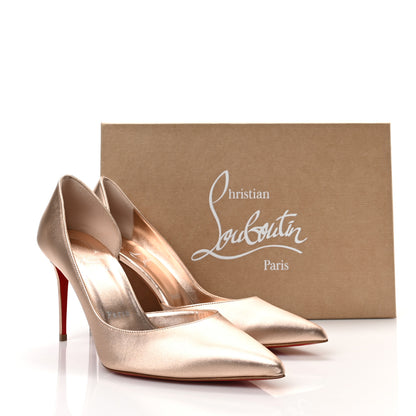 Christian Louboutin Metallic Calfskin Iriza Pumps 40 Gold 8 of 8