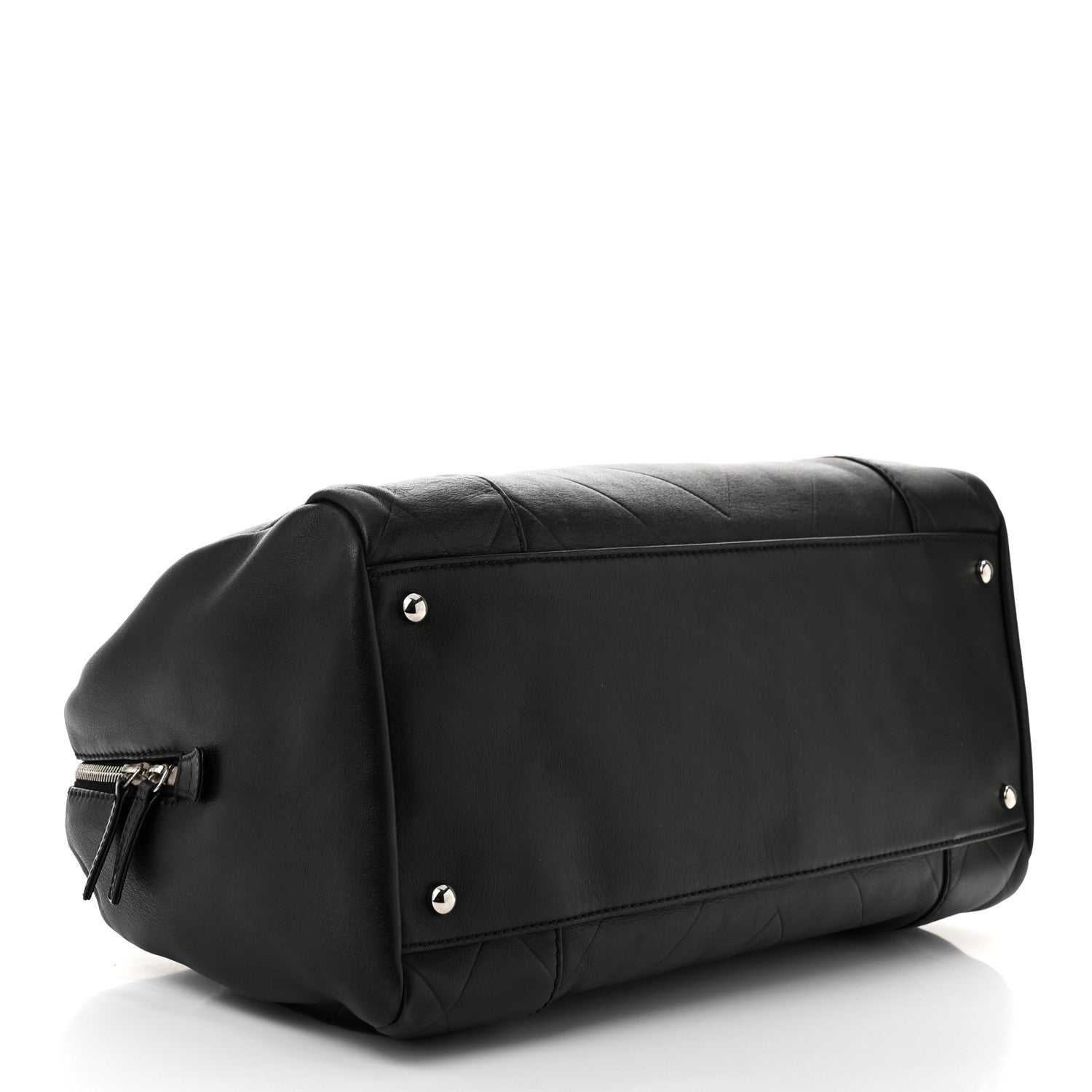 Chanel Calfskin CC Chevron All Day Long Boston Black 4 of 11