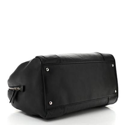 Chanel Calfskin CC Chevron All Day Long Boston Black 4 of 11