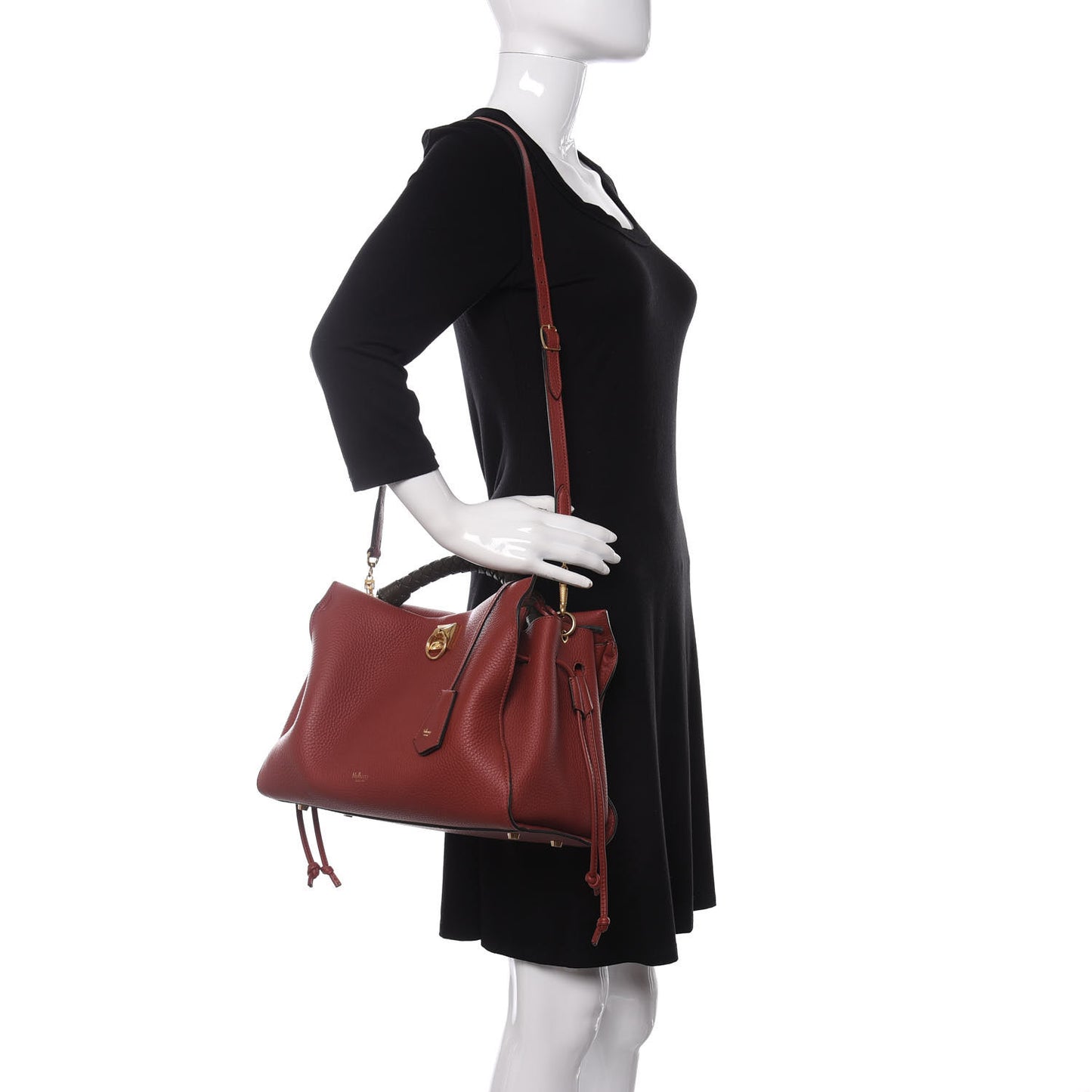 Heavy Grain Iris Tote Rust