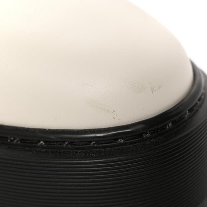 Hermes Calfskin Harrow Ankle Boots 36.5 Beige Glaise 9 of 11