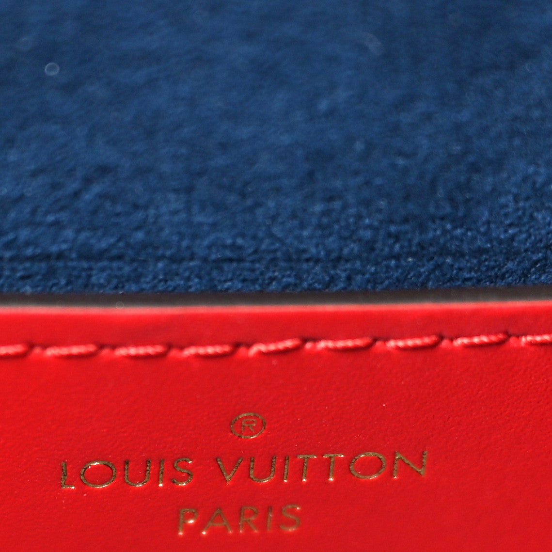 Louis Vuitton Denim Damier Monogram Twist Shoulder Bag MM Blue Rouge 7 of 10