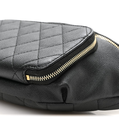 Chanel Caviar Quilted Business Affinity Waist Belt Bag Black 10 of 10