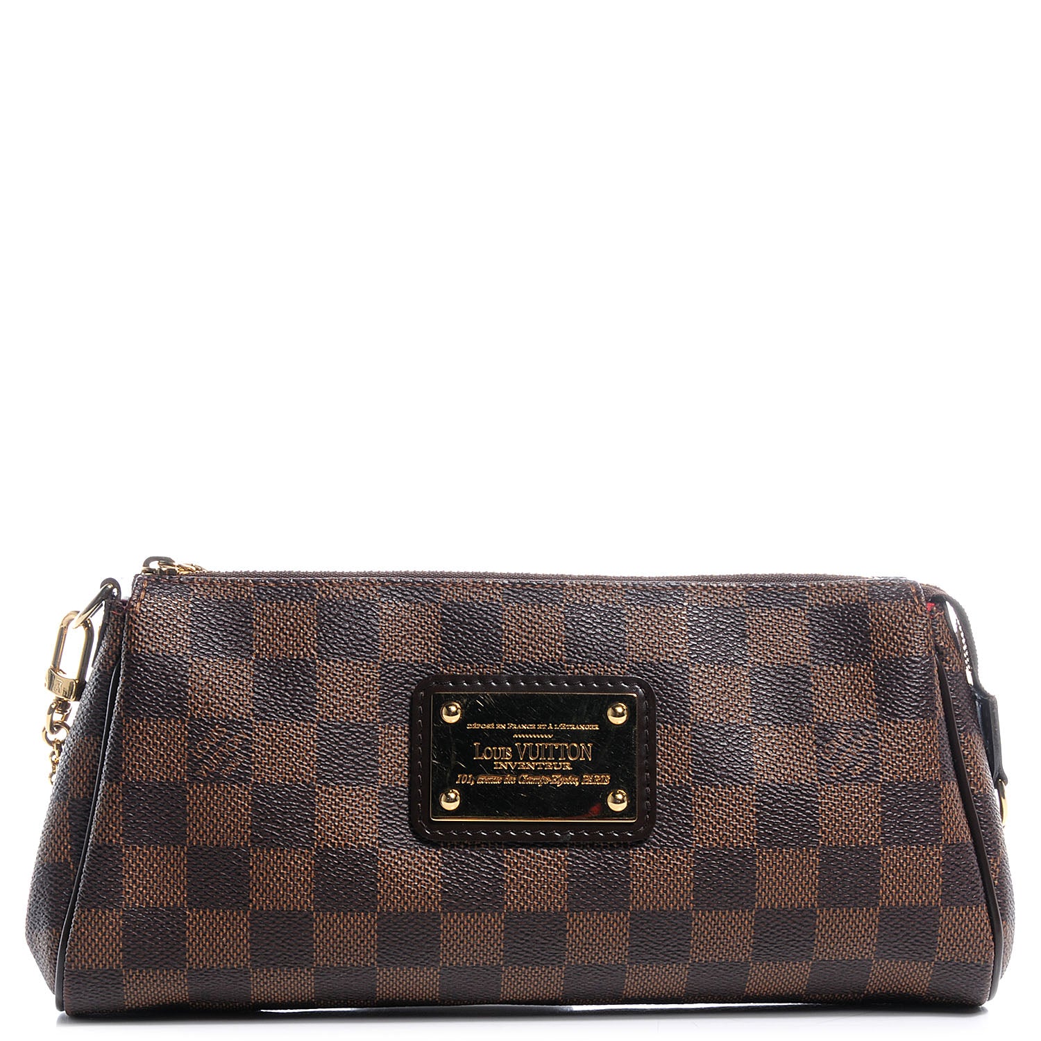 Louis Vuitton Damier Ebene Eva Clutch 1 of 8