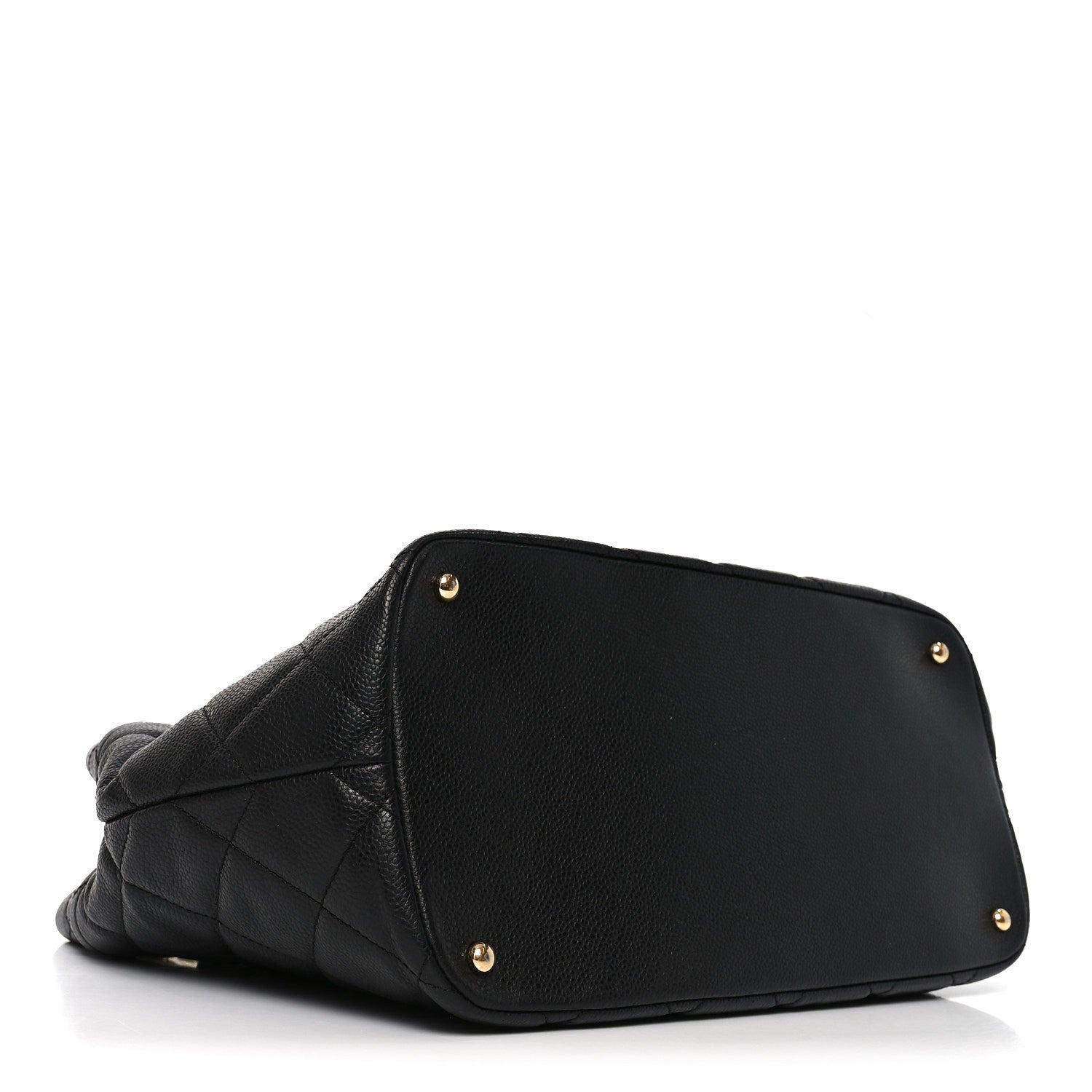 Chanel Caviar Quilted CC Timeless Soft Tote Black 3 of 9