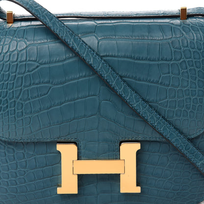 Hermes Matte Alligator Constance 18 Colvert 10 of 11