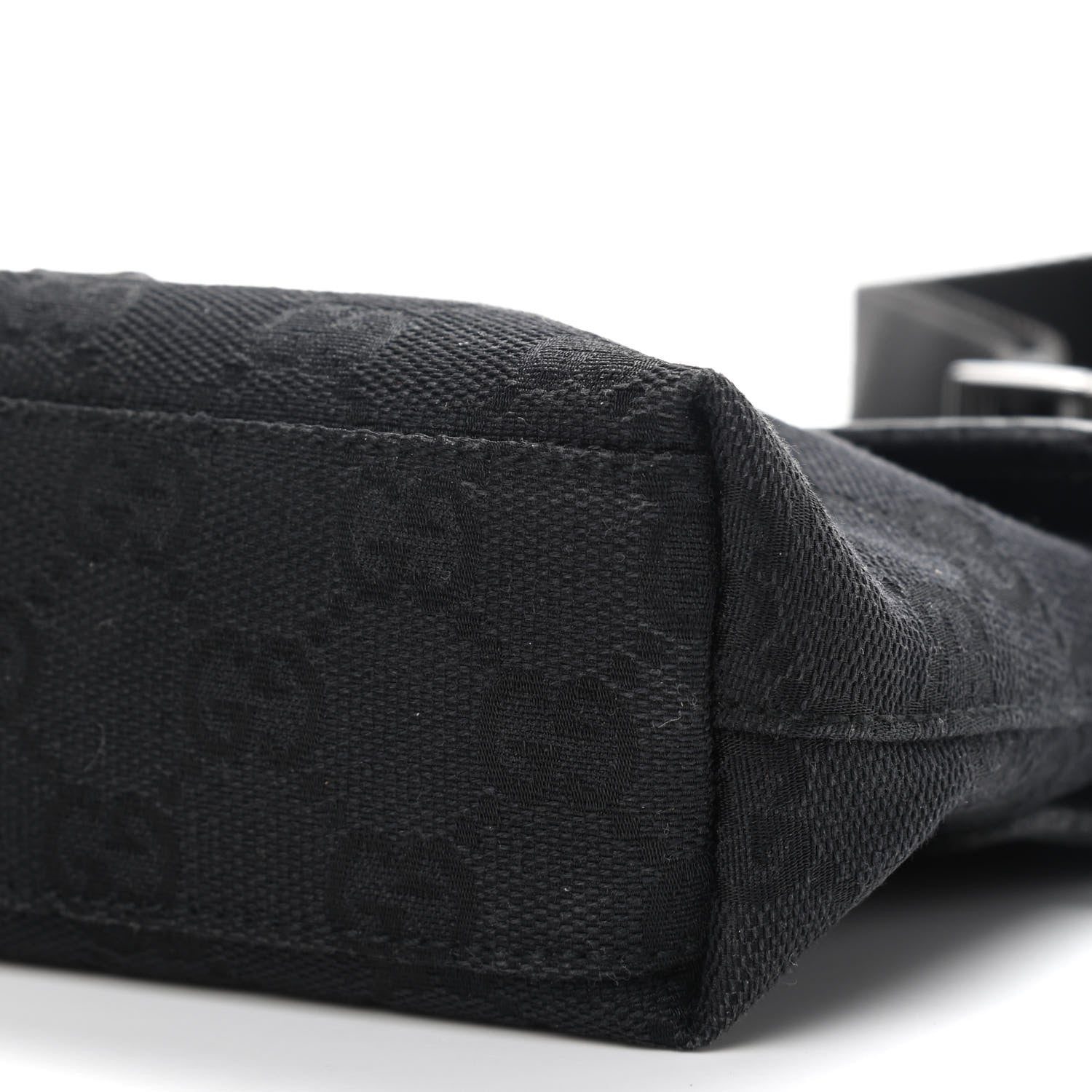 Gucci GG Monogram Web Flight Belt Bag Black 9 of 9