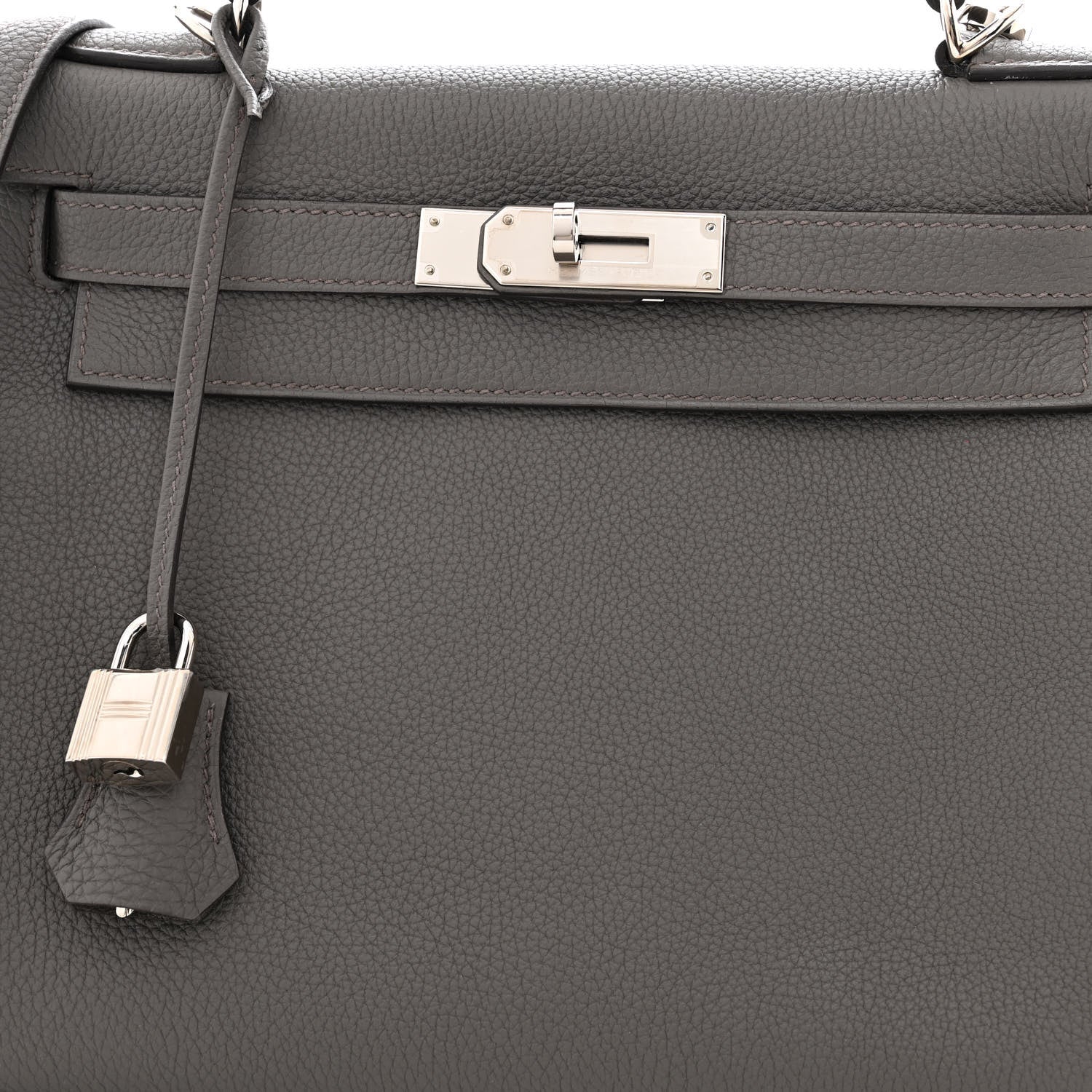 Hermes Togo Kelly Retourne 28 Etain 8 of 14