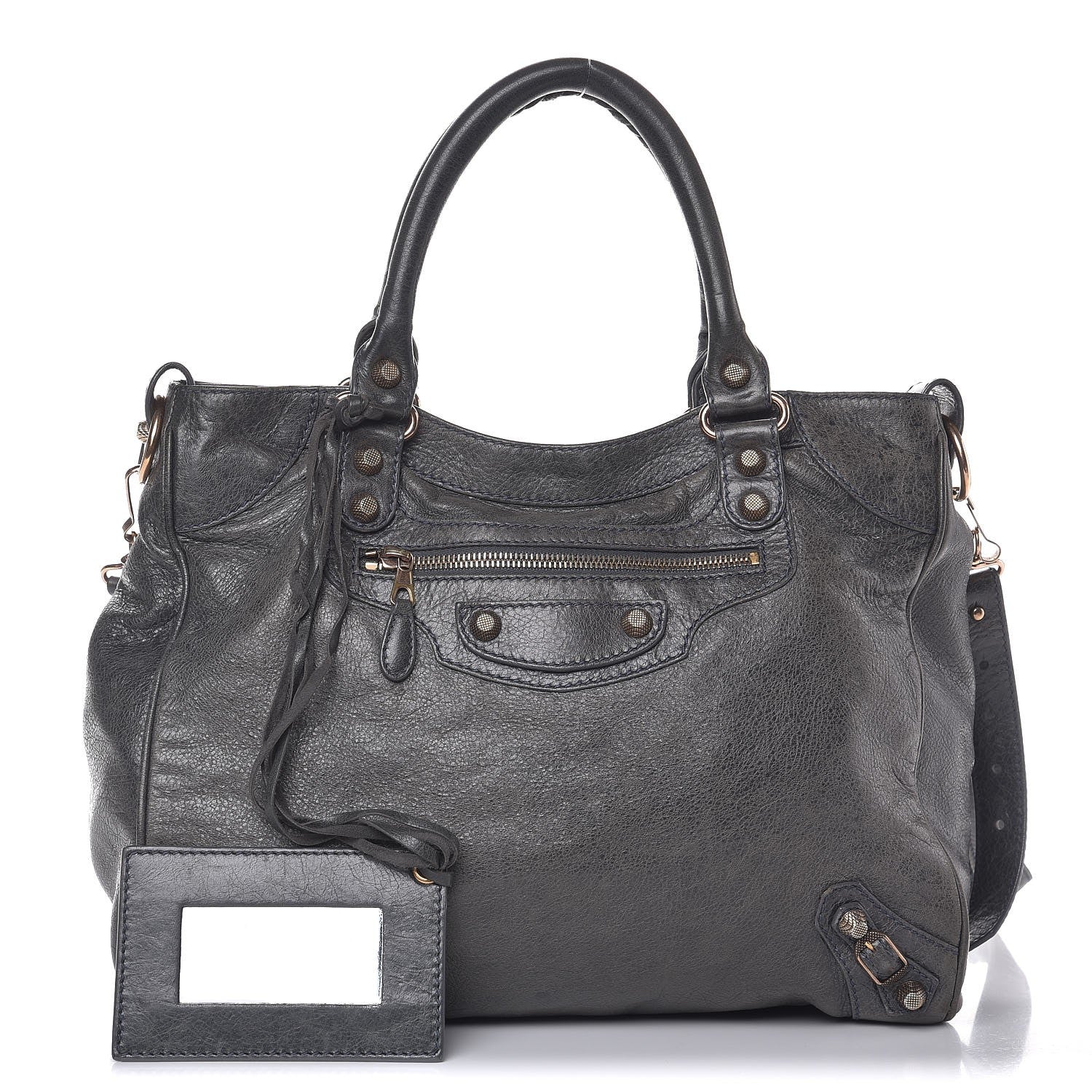 Balenciaga Agneau Giant 12 Rose Gold Hardware Velo Anthracite 1 of 10