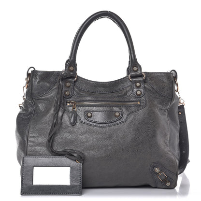 Balenciaga Agneau Giant 12 Rose Gold Hardware Velo Anthracite 1 of 10