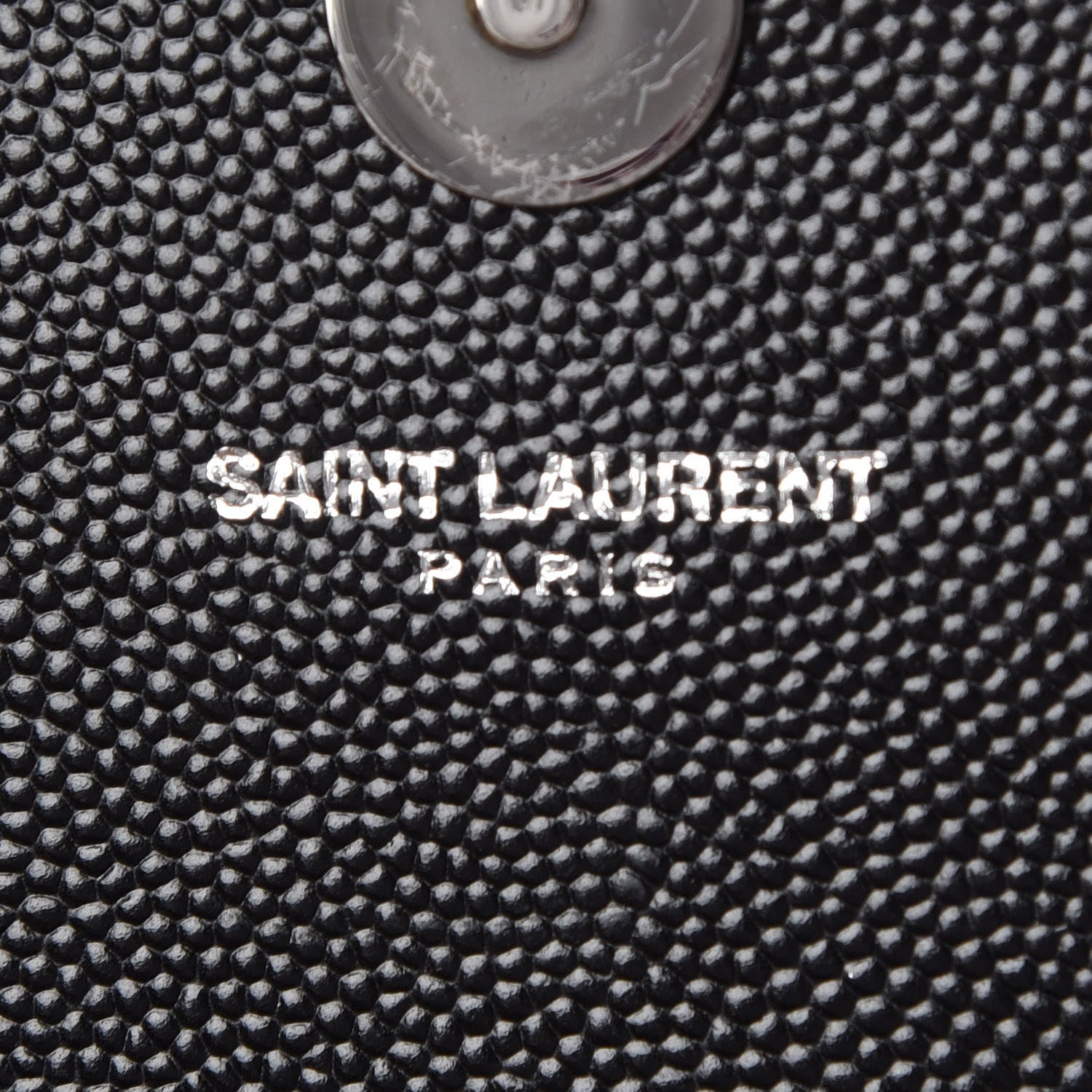 Saint Laurent Grain De Poudre Medium Star Monogram Kate Satchel Black 8 of 9