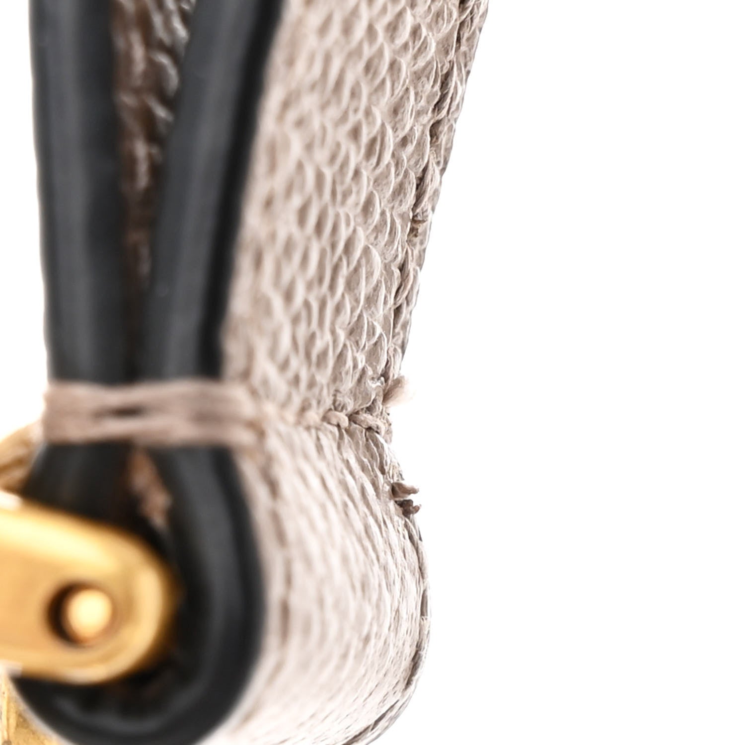 Christian Dior Grained Calfskin Saddle Bag With Strap Taupe 11 of 12