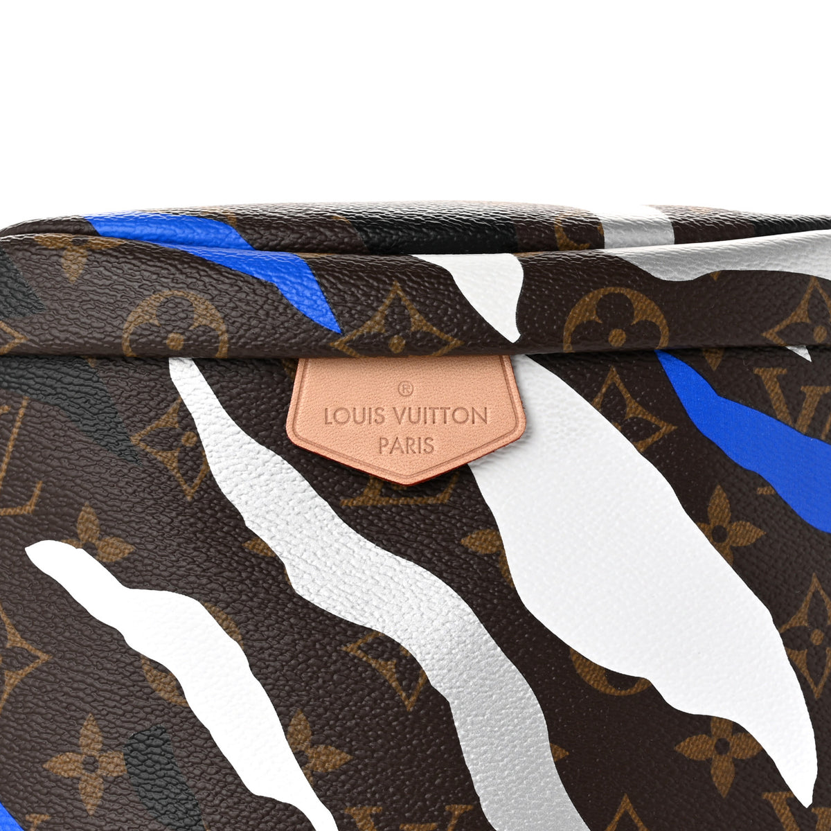 x LOL Monogram Bumbag Blue Silver