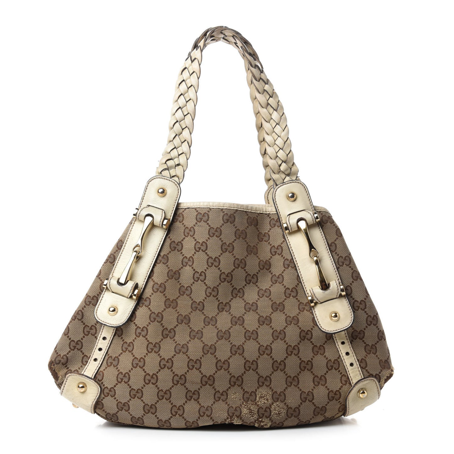 Monogram Small Pelham Shoulder Bag Off White