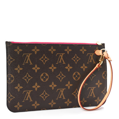 Louis Vuitton Monogram Neverfull MM GM Pochette Pivoine 3 of 8