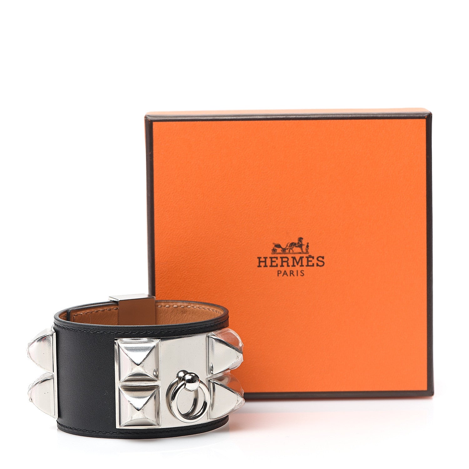Hermes Swift Collier de Chien CDC Bracelet S Black 5 of 5