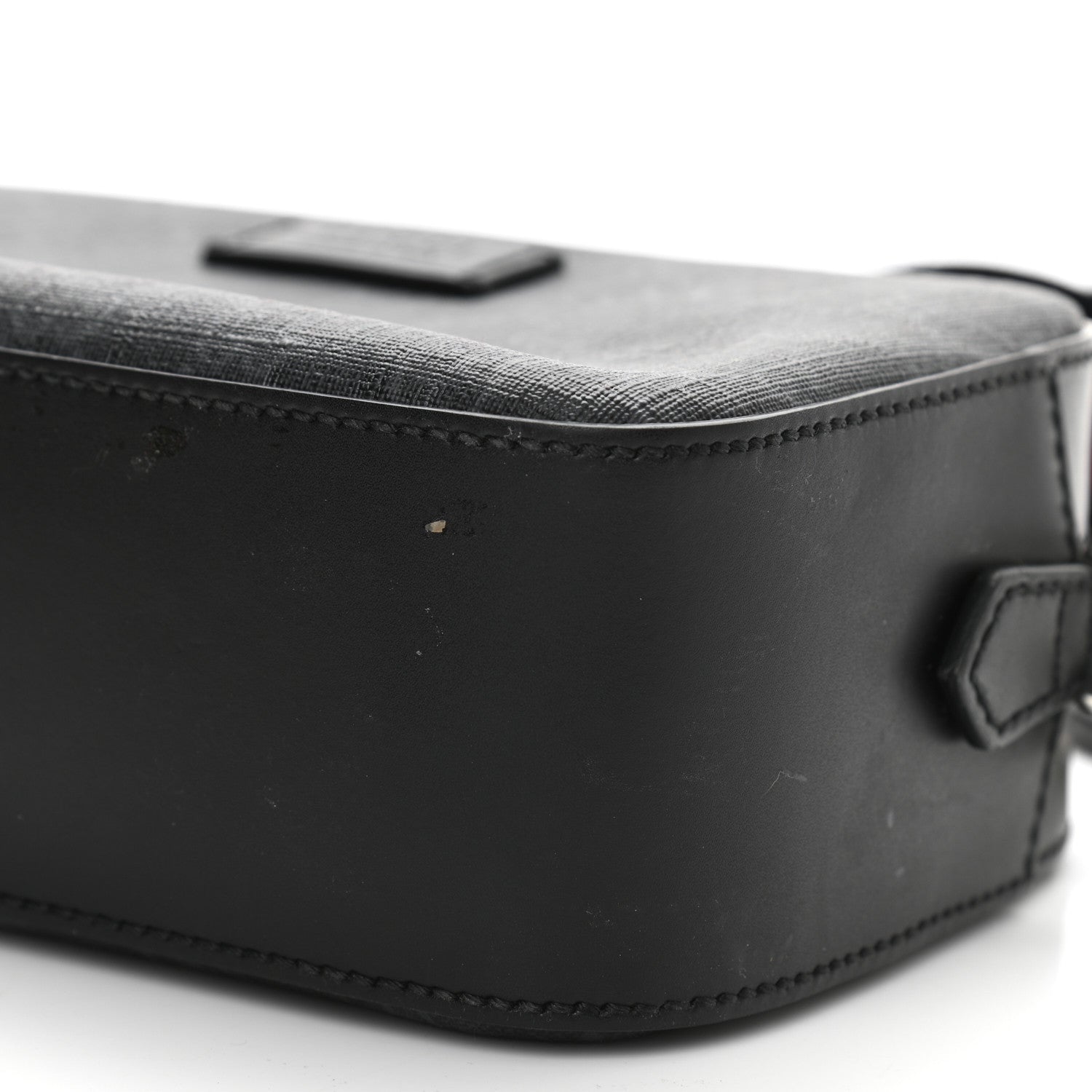 Gucci GG Supreme Monogram Web Shoulder Bag Black Grey 10 of 13