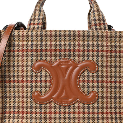 Celine Tweed Calfskin Triomphe Small Cabas Thais Multicolor 8 of 10