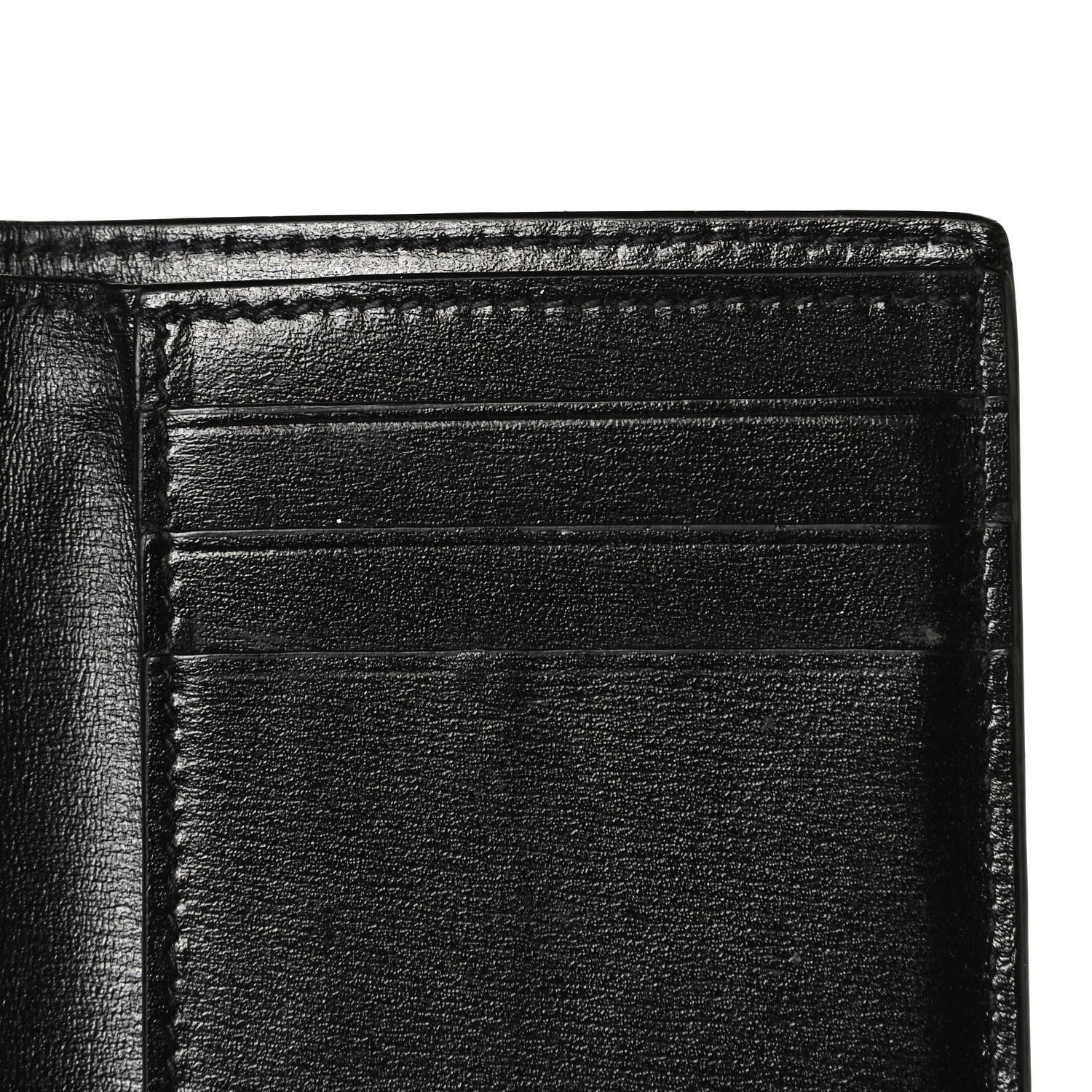Saint Laurent Calfskin Techno Credit Card Wallet Black 7 of 7