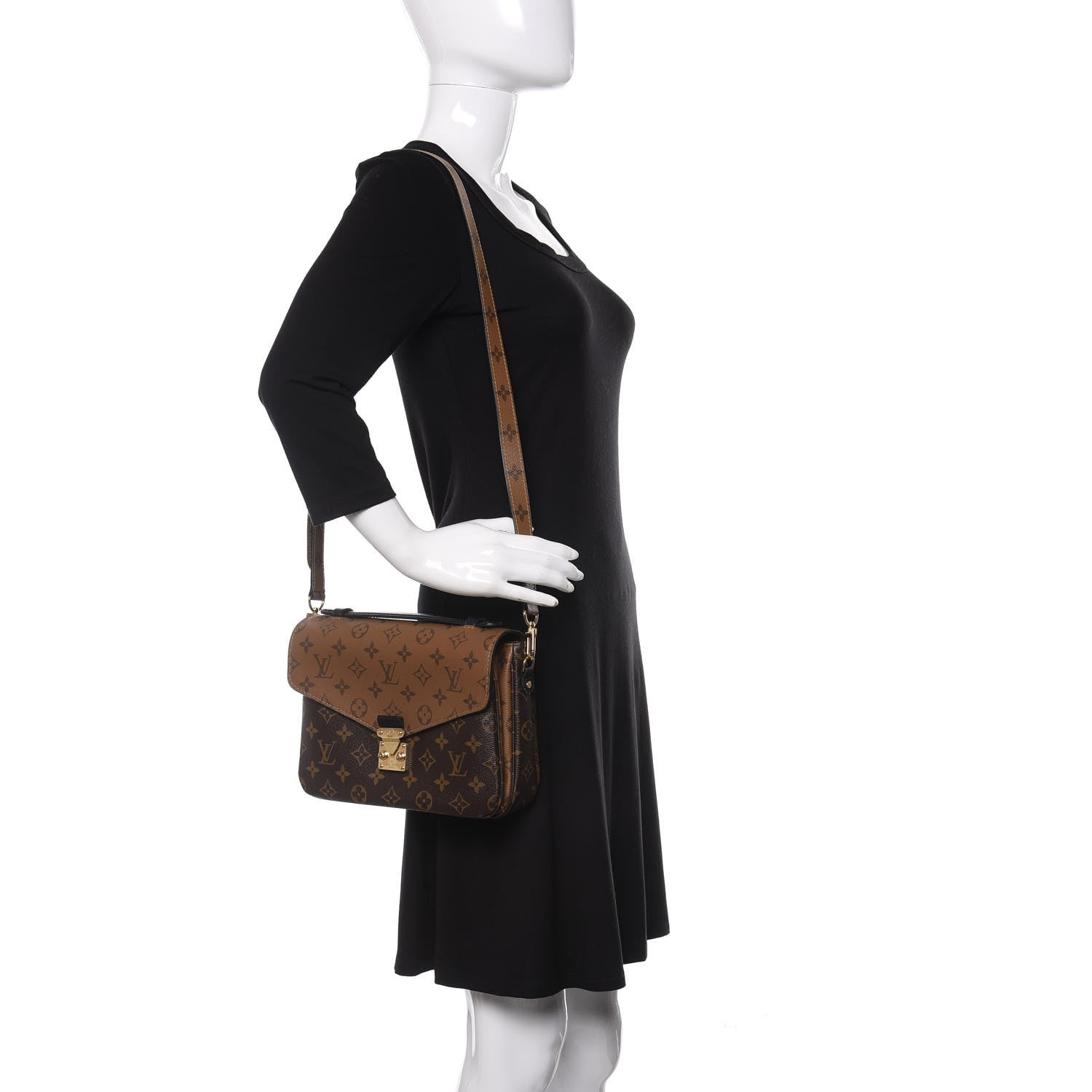 Louis Vuitton Reverse Monogram Pochette Metis 2 of 9