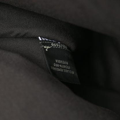 Fendi Suede Vitello Grace Micro FF Large Flat Pouch Nude Spring Maya 7 of 7