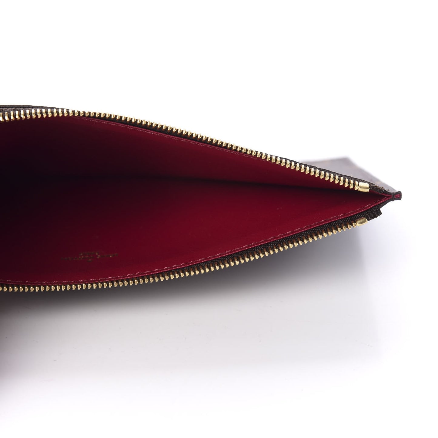 Monogram Felicie Chain Wallet Zippered Insert Fuchsia