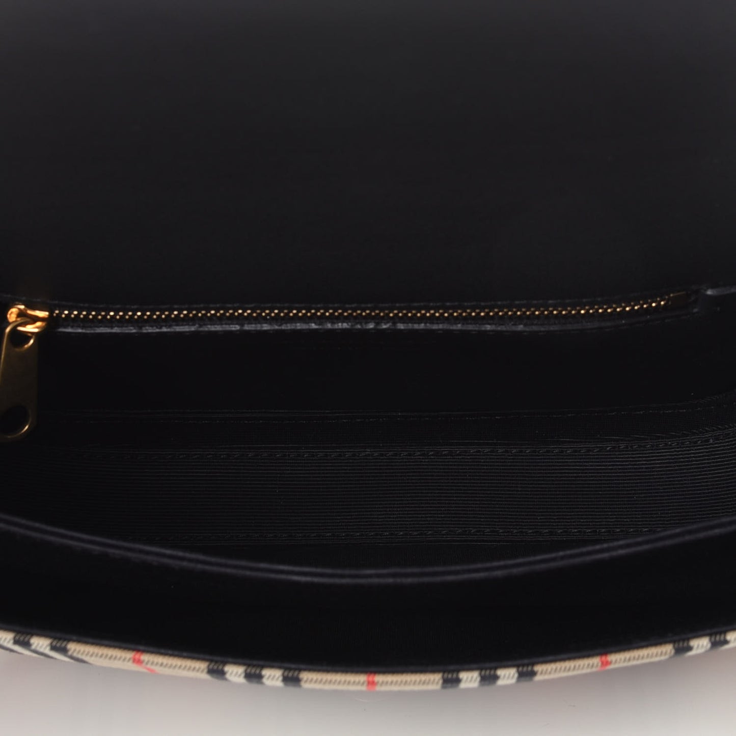 Smooth Calfskin 1983 Knight Check Link Shoulder Bag Black
