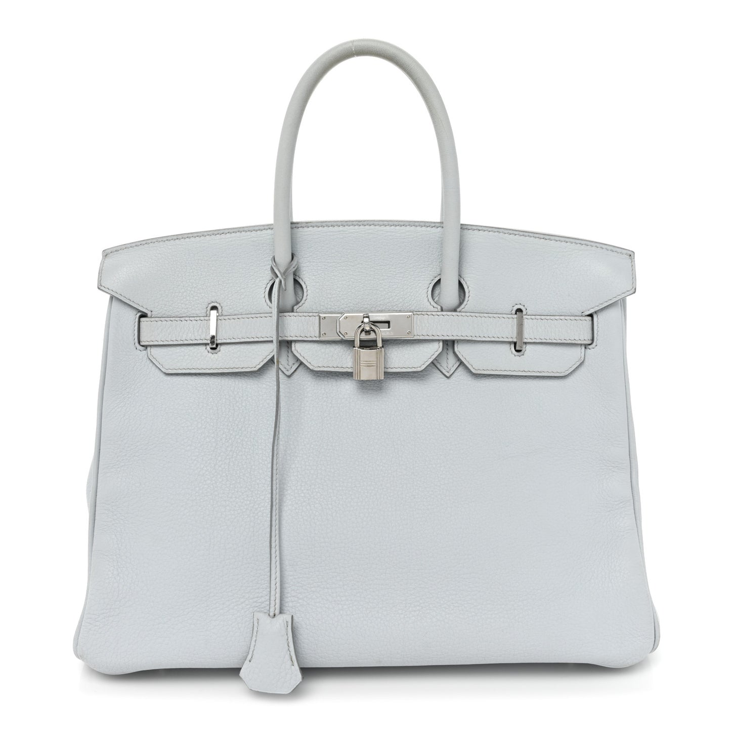 Taurillon Clemence Birkin 35 Gris Perle