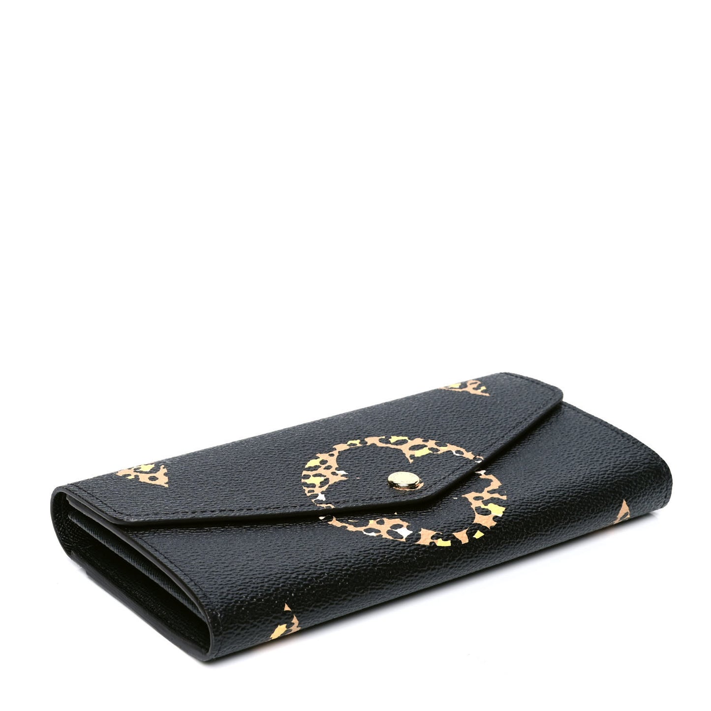 Monogram Giant Jungle Sarah Wallet Black