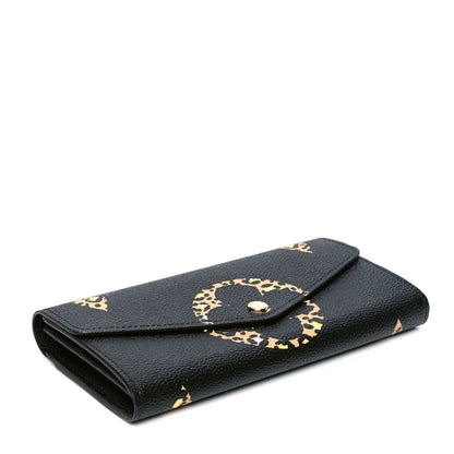 Louis Vuitton Monogram Giant Jungle Sarah Wallet Black 4 of 5