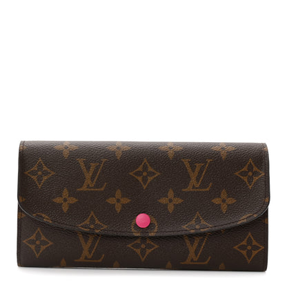 Louis Vuitton Monogram Emilie Wallet Fuchsia 1 of 8