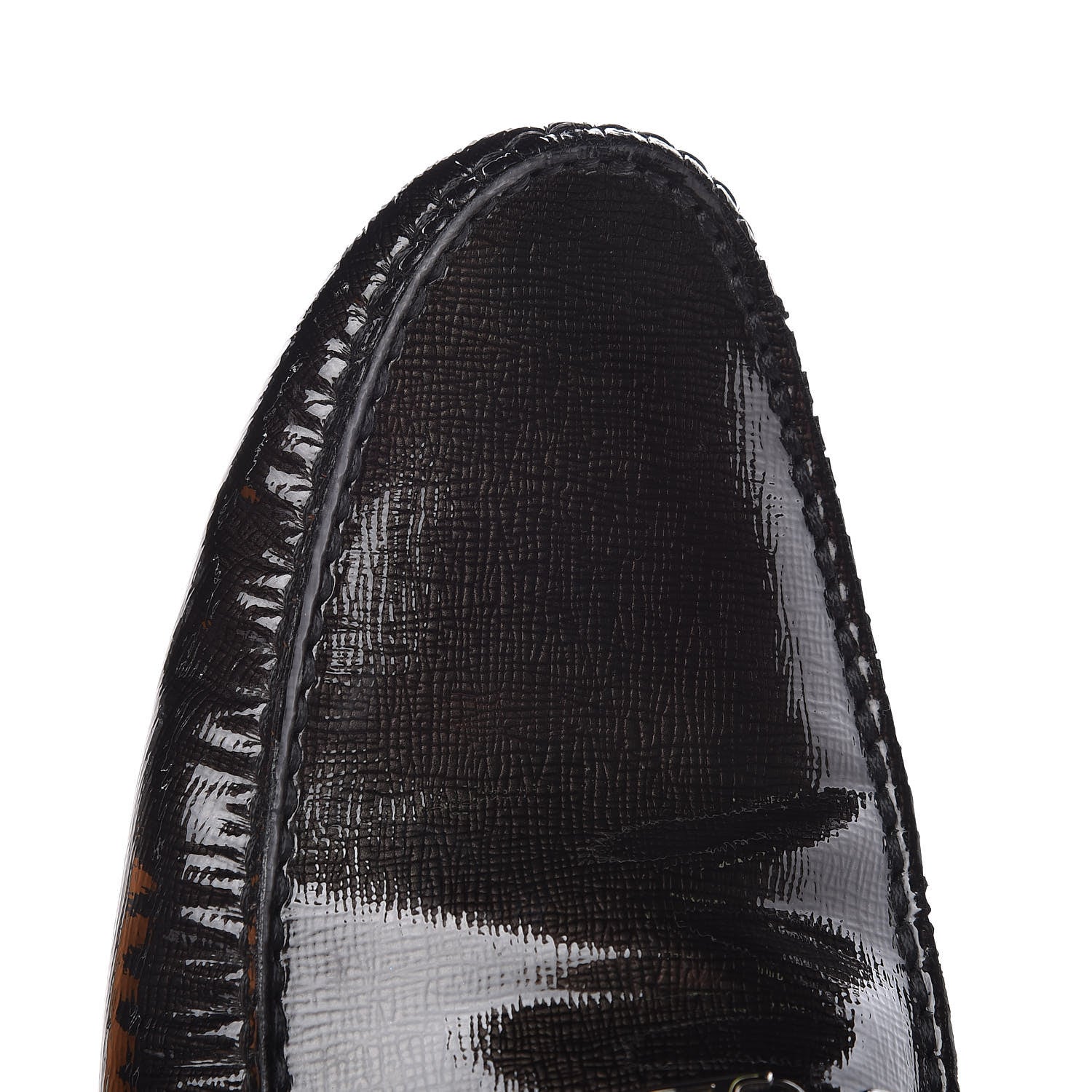 Louis Vuitton Patent Taiga Monte Carlo Moccasin Loafers 13 Black 10 of 10