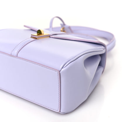Celine Satinated Calfskin Mini 16 Top Handle Bag Light Lilac 8 of 8
