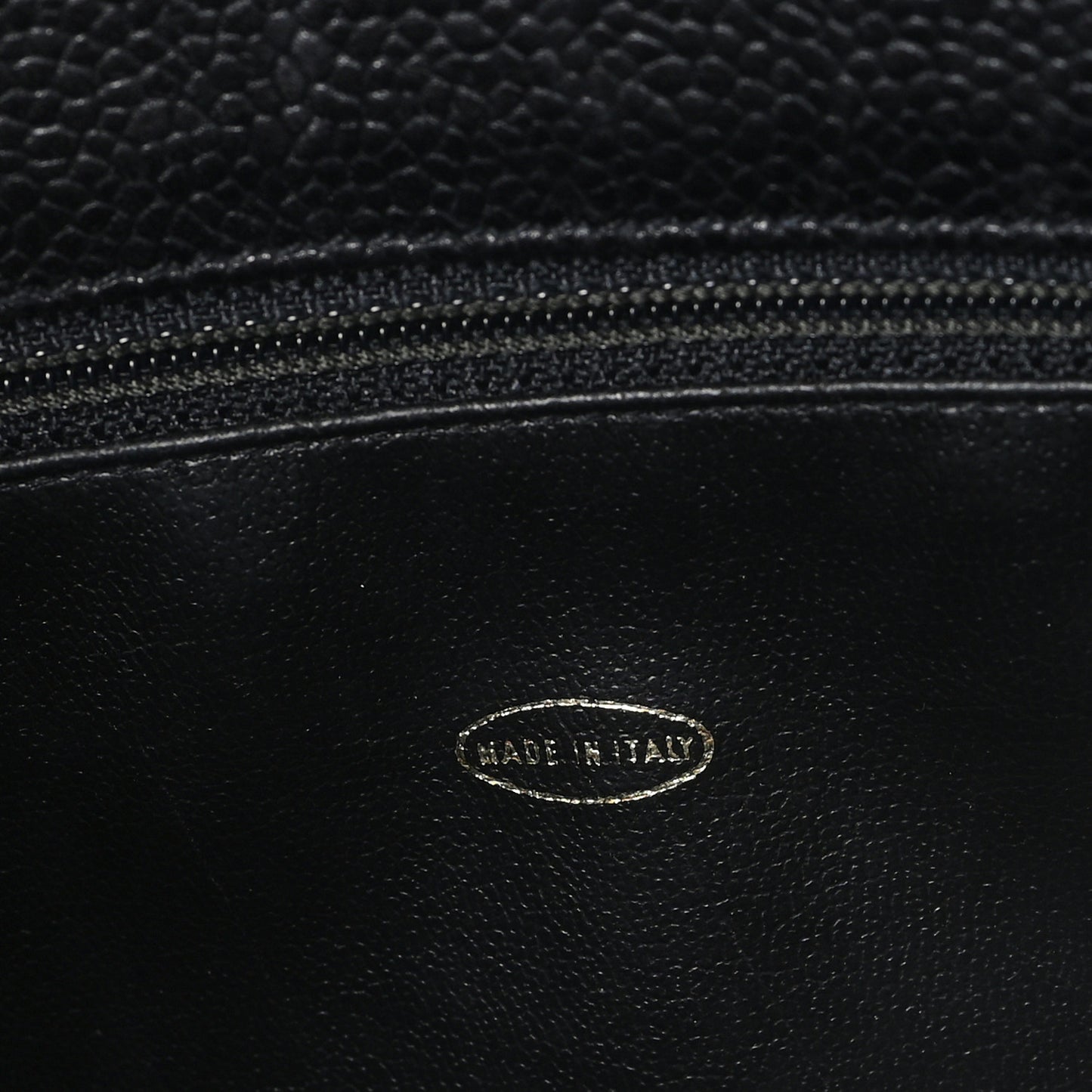 Caviar Quilted Shoulder Bag Black Black