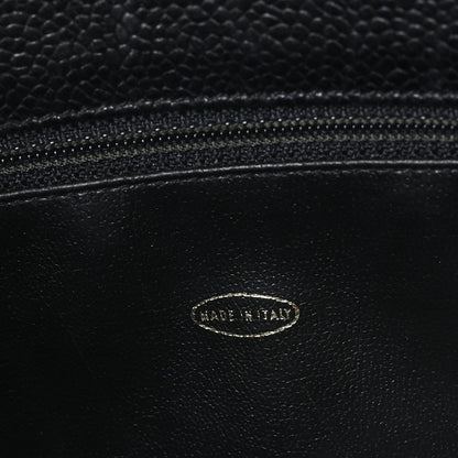 Chanel Caviar Quilted Shoulder Bag Black Black 7 of 13