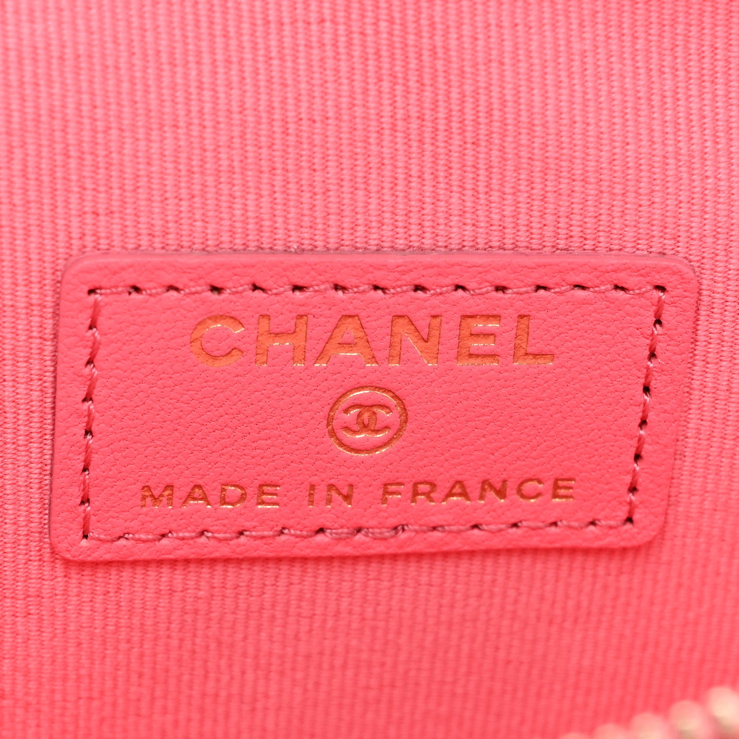 Chanel Lambskin Quilted CC In Love Heart Clutch With Chain Pink 7 of 10