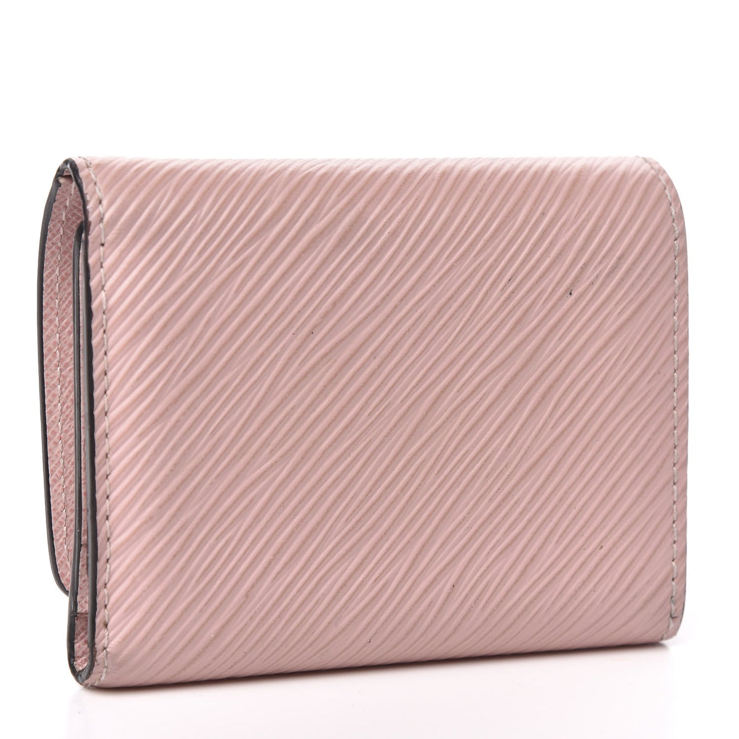 Epi Twist Compact Wallet Rose Ballerine