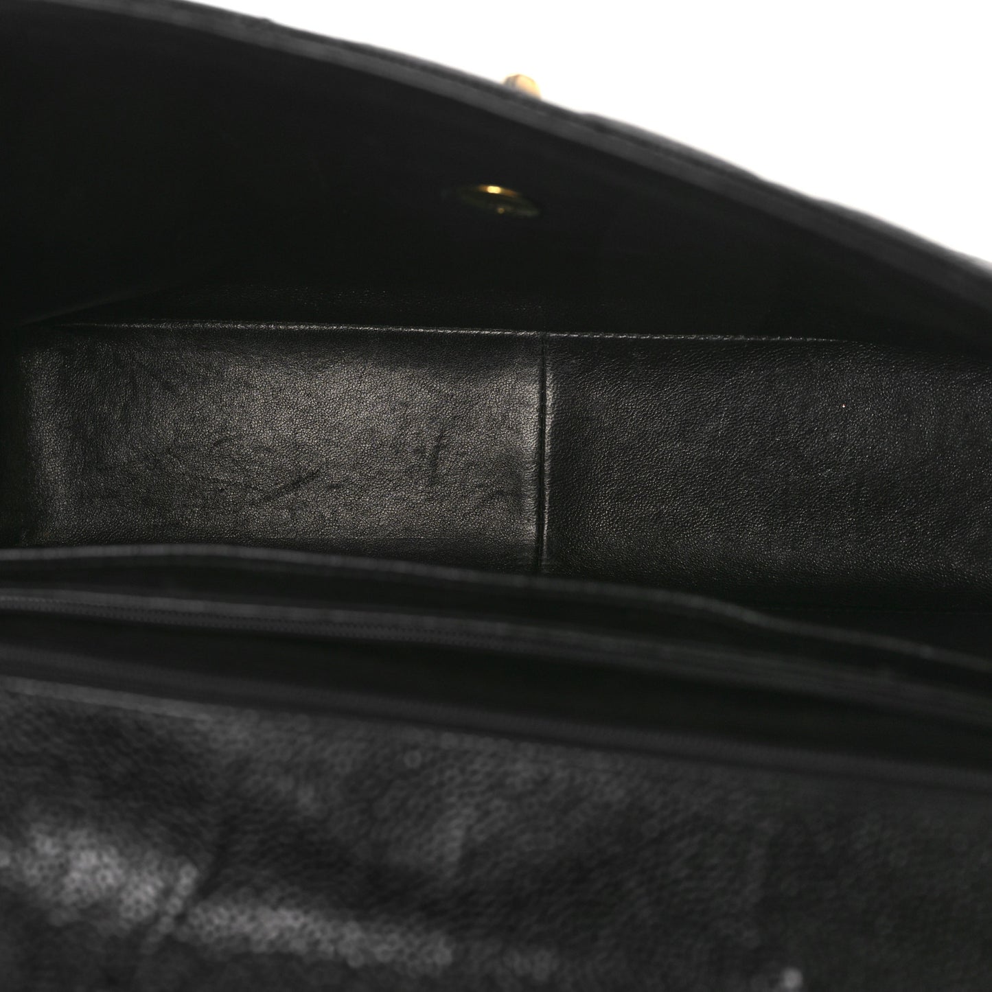 Caviar Quilted XL Jumbo Single Flap Black