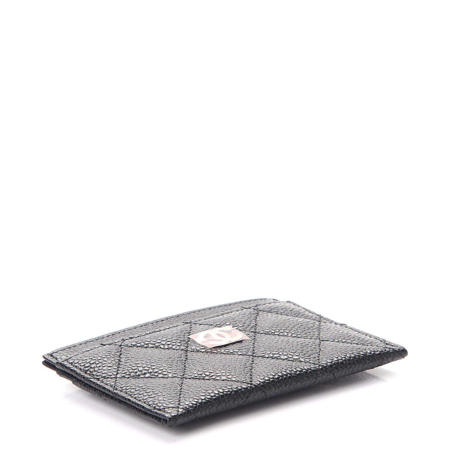 Chanel Caviar Quilted Card Holder Black 4 of 9