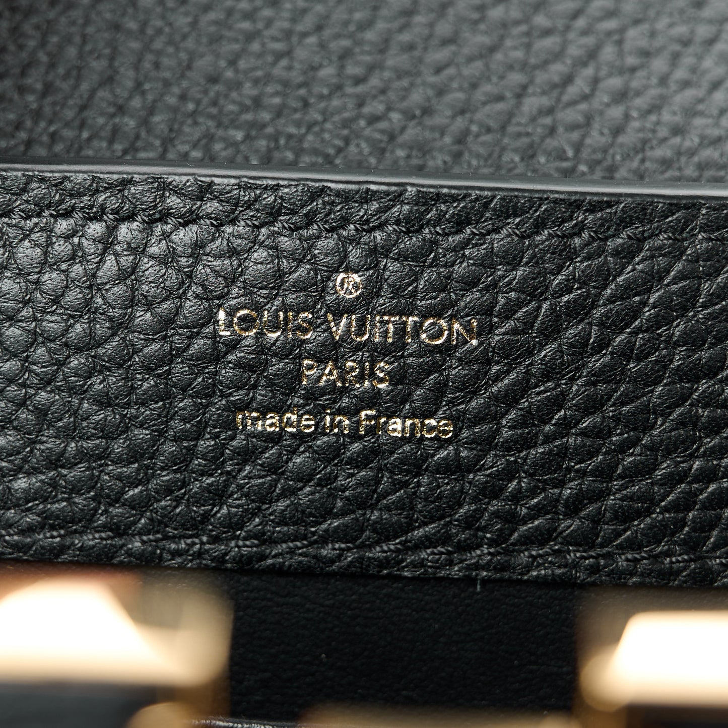 Taurillon Mini Capucines Black