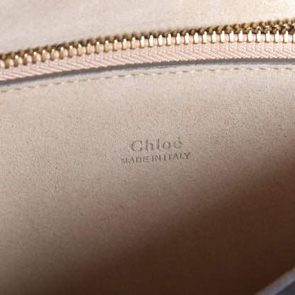 Chloe Suede Medium Faye Shoulder Bag Blushy Pink 6 of 8