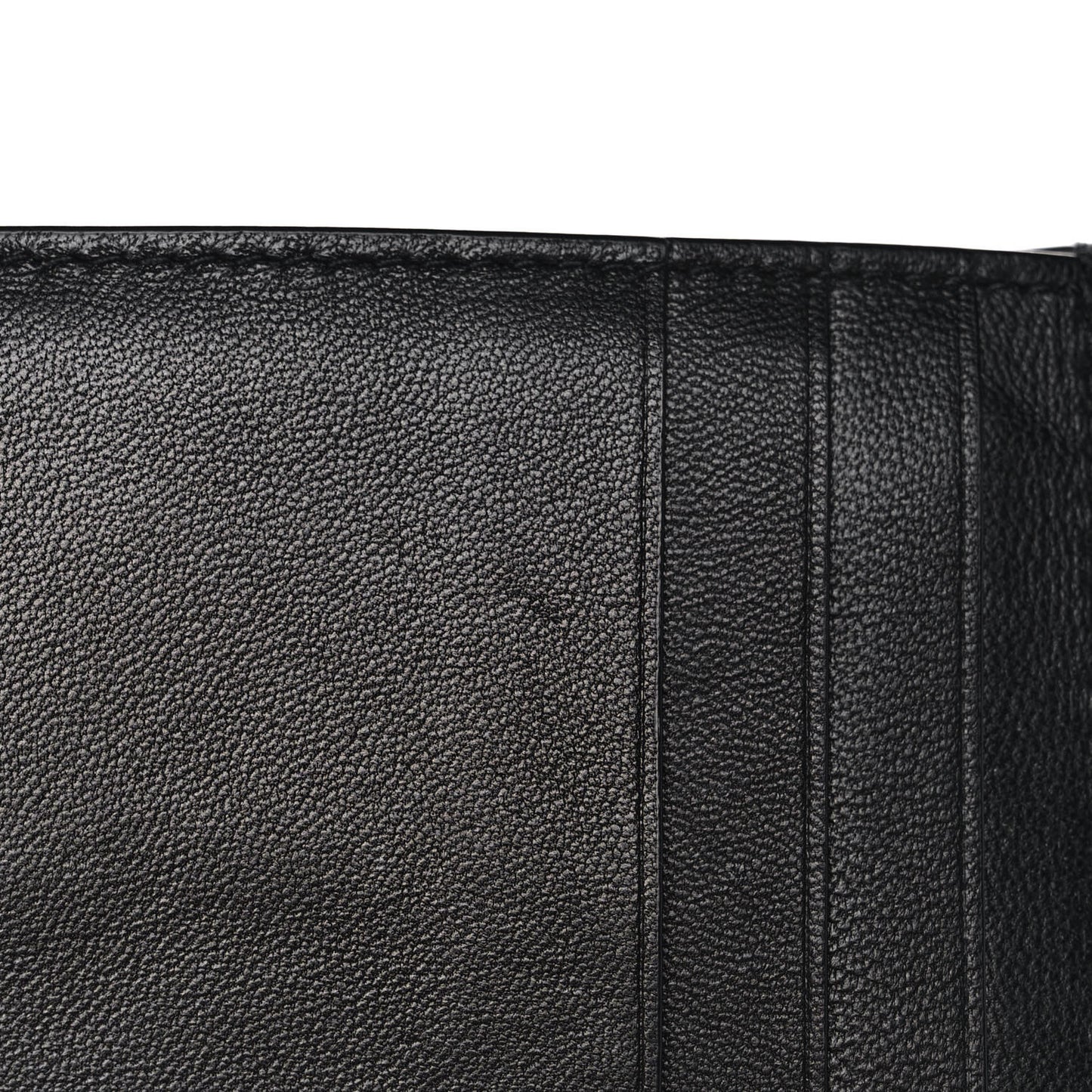 Nappa Intreccio Cassette Credit Card Holder Black