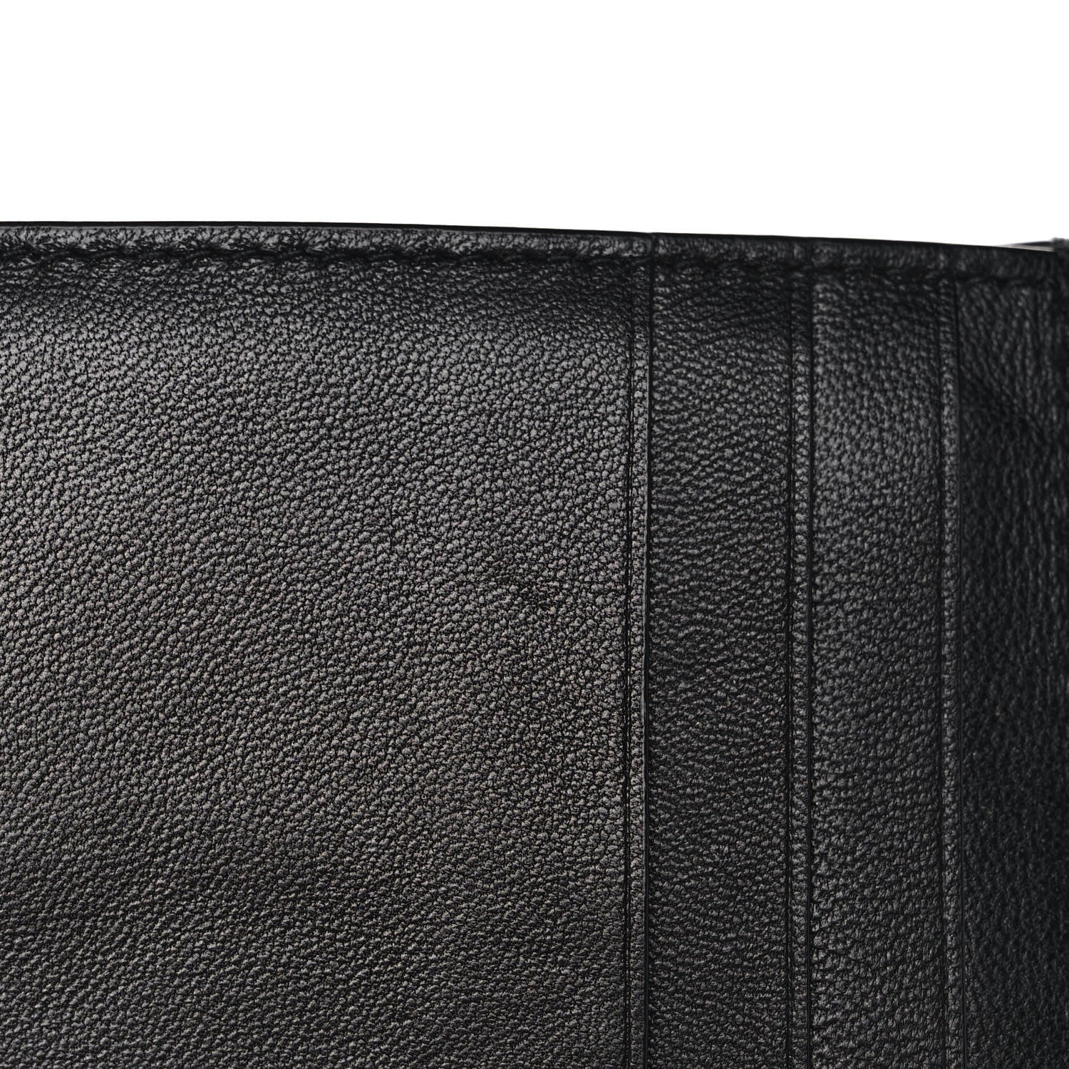Bottega Veneta Nappa Intreccio Cassette Credit Card Holder Black 7 of 7