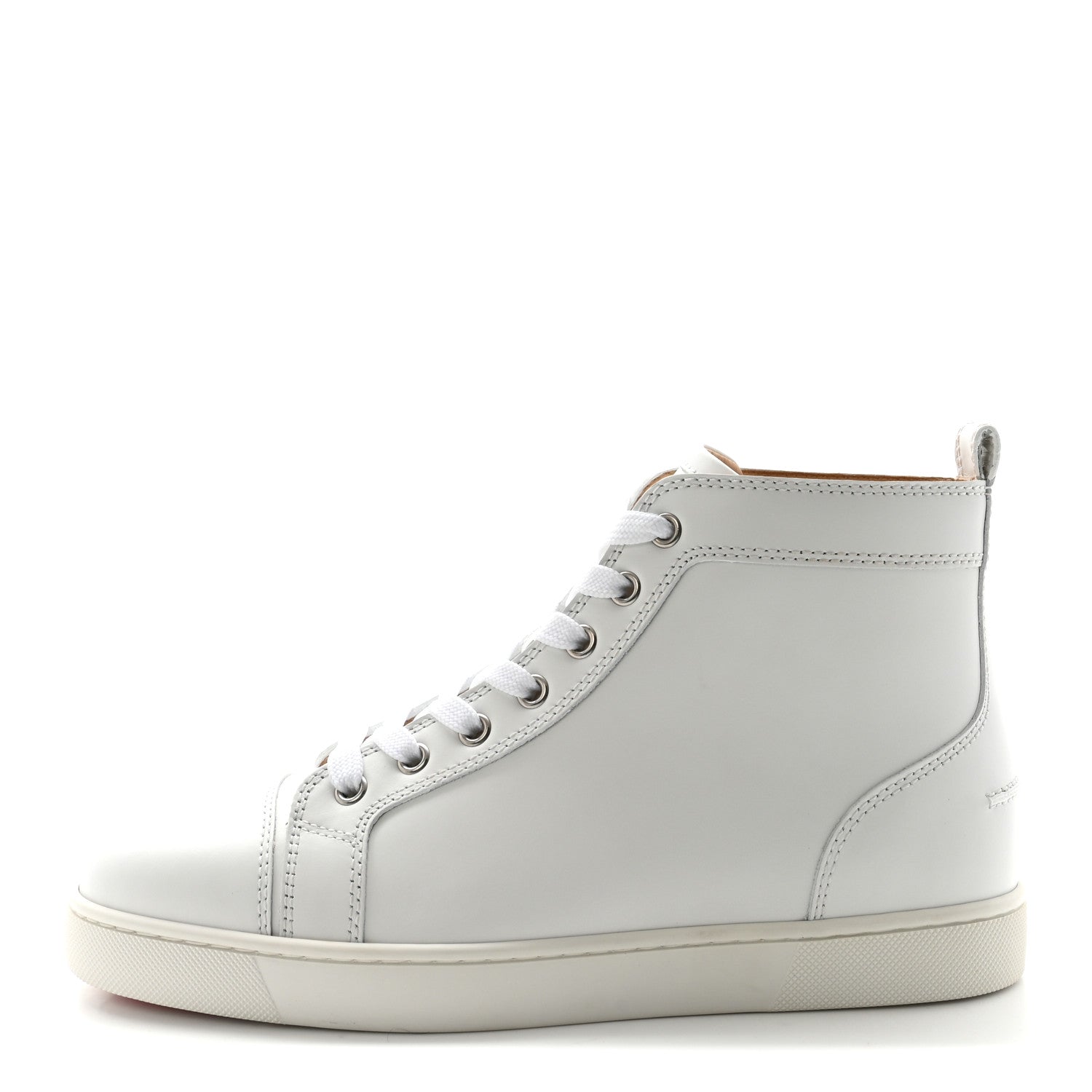 Christian Louboutin Calfskin Mens Louis Flat Sneakers 39 White 1 of 9
