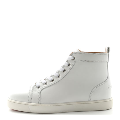 Christian Louboutin Calfskin Mens Louis Flat Sneakers 39 White 1 of 9