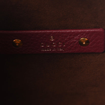 Gucci Grained Calfskin Softbit Maxi Shoulder Bag Rosso Ancora Red 7 of 11